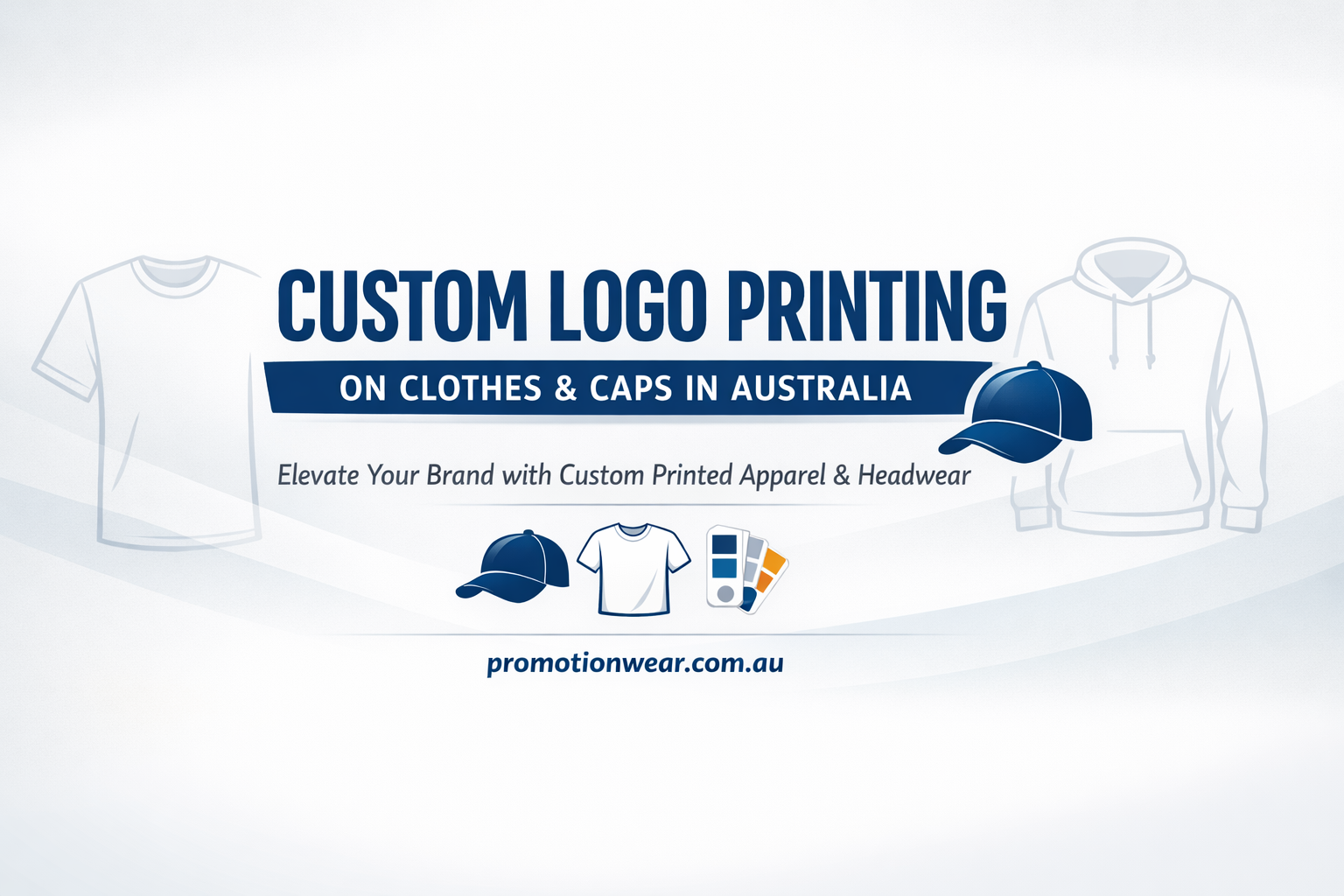 Custom Logo Printing on Clothes and Caps in Australia