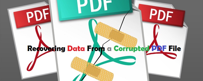 Recovering Data From a Corrupted PDF File