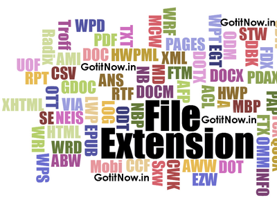 How to View and Change a File Extension?