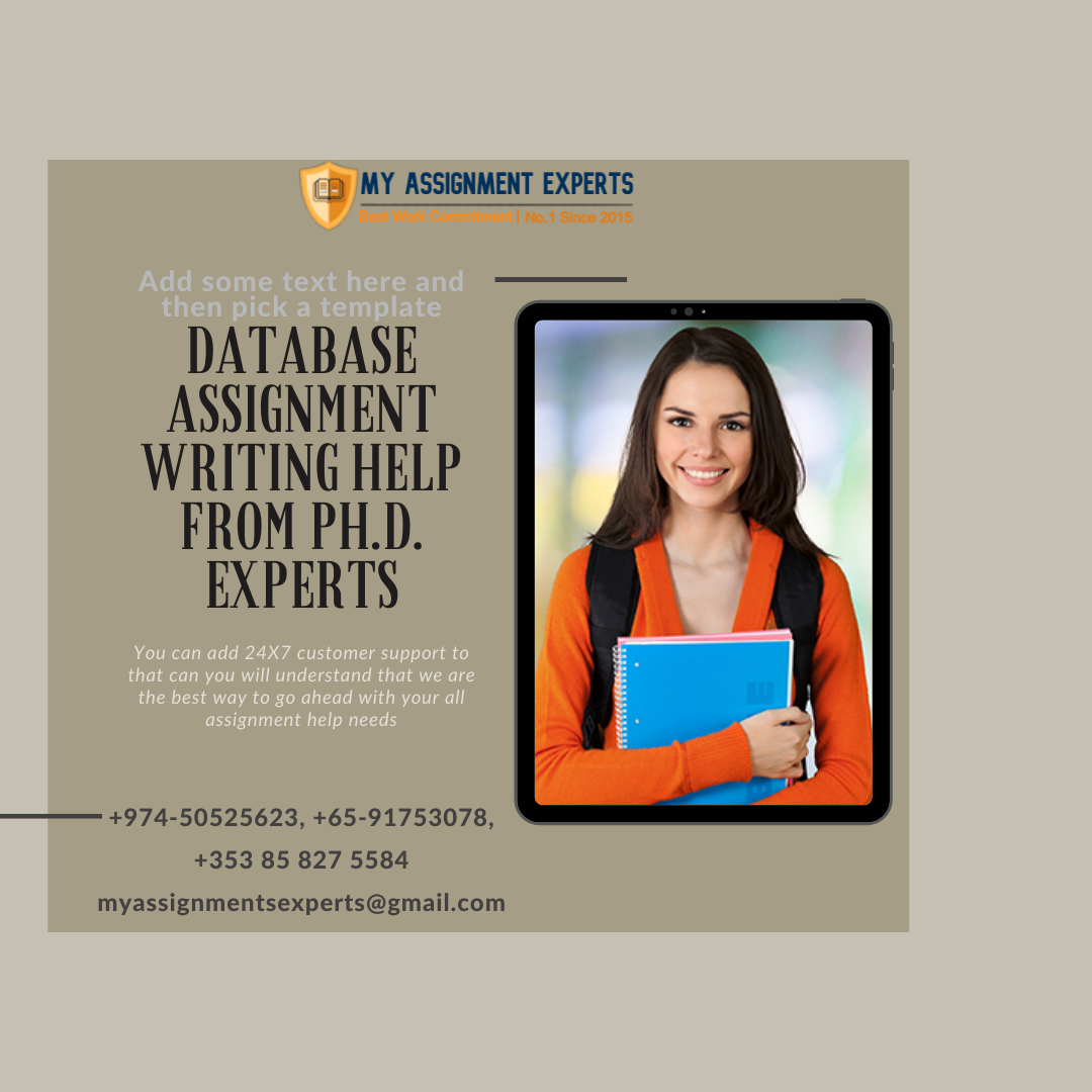 Online Database Assignment Help | Database Homework Help