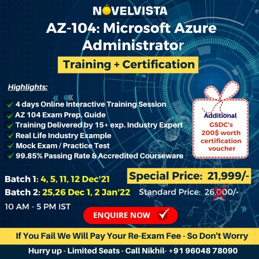 Microsoft Azure Administrator AZ-104 Certification