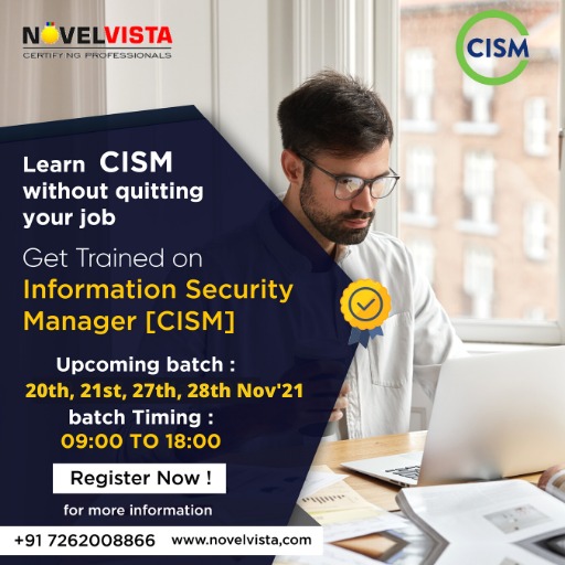 Enroll Now for Certified Information Security Manager Certification