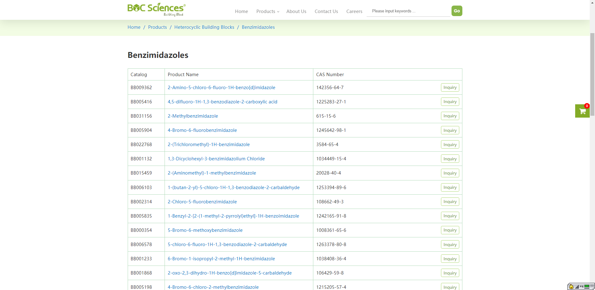 Benzimidazoles Building Blocks product