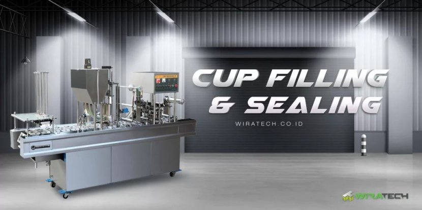 Mesin Cup Filling Pengisi Cairan Ke Gelas Secara Auto