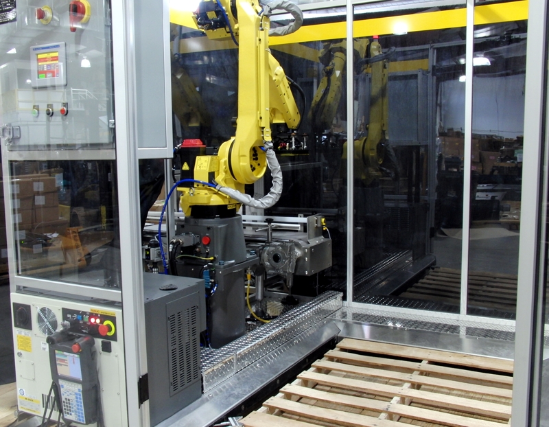 Full Strapping Automatic Palletizer Machine