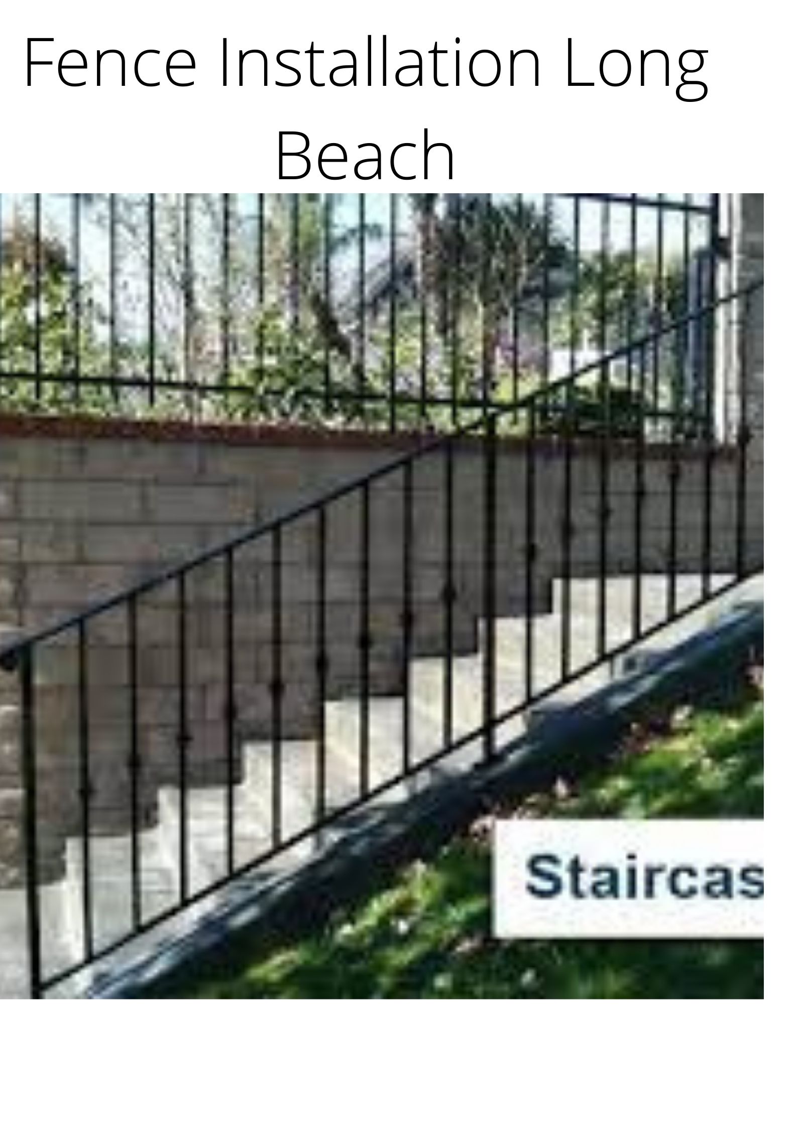 Fence Installation Long Beach