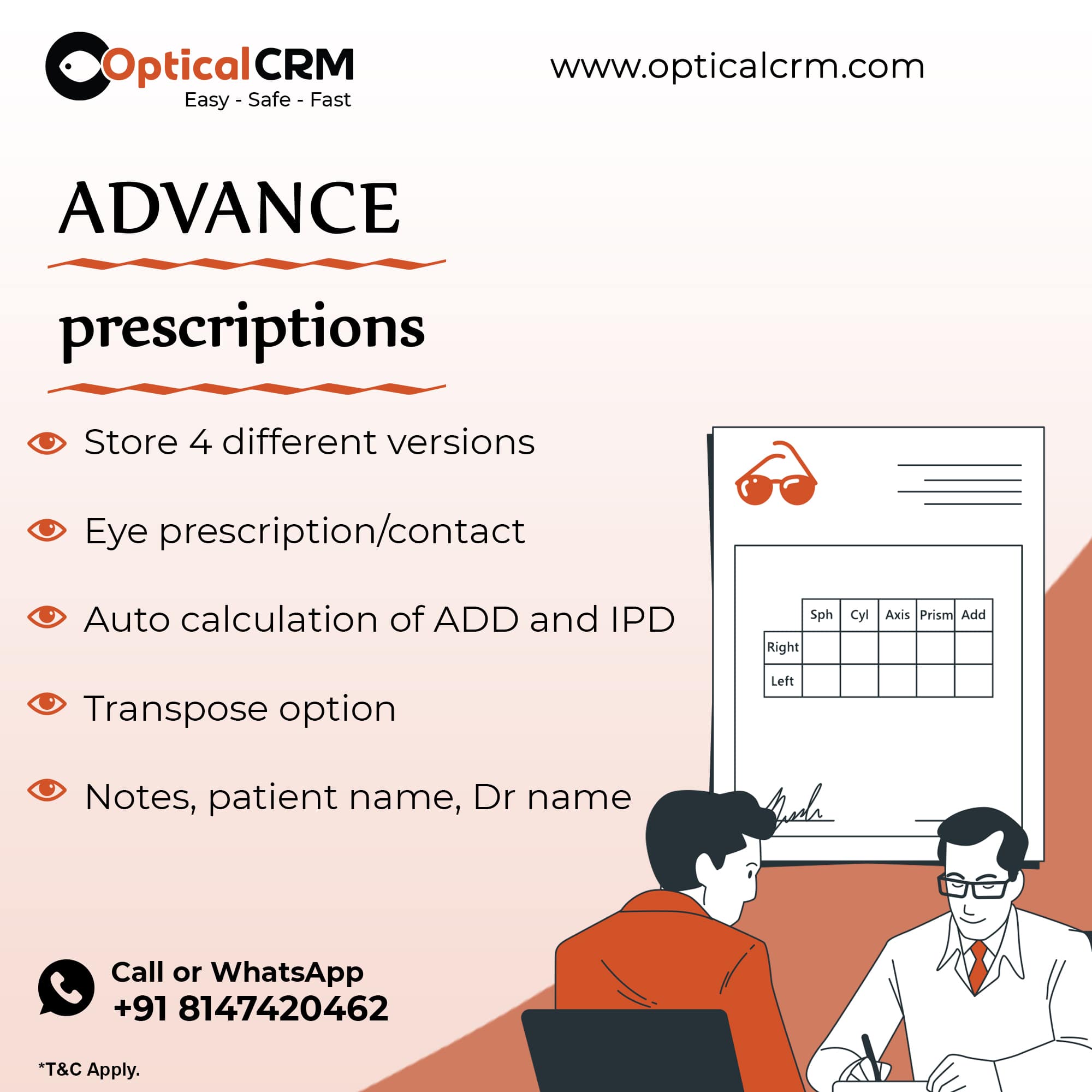 Prescription Management | Optical Retail Business | Optical CRM 
