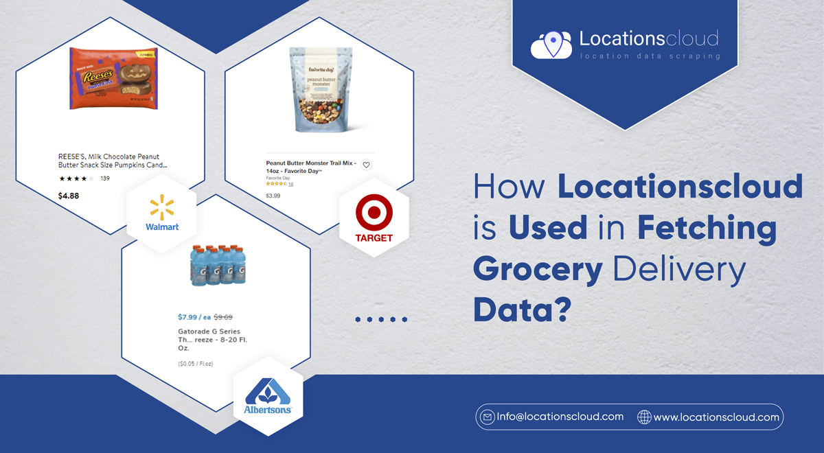 How Locationscloud Is Used In Fetching Grocery Delivery Data?