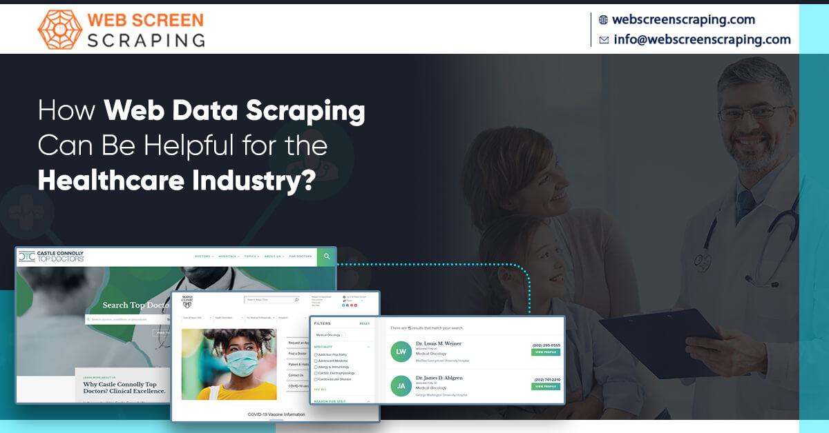 How Web Data Scraping Can Be Helpful For The Healthcare Industry?
