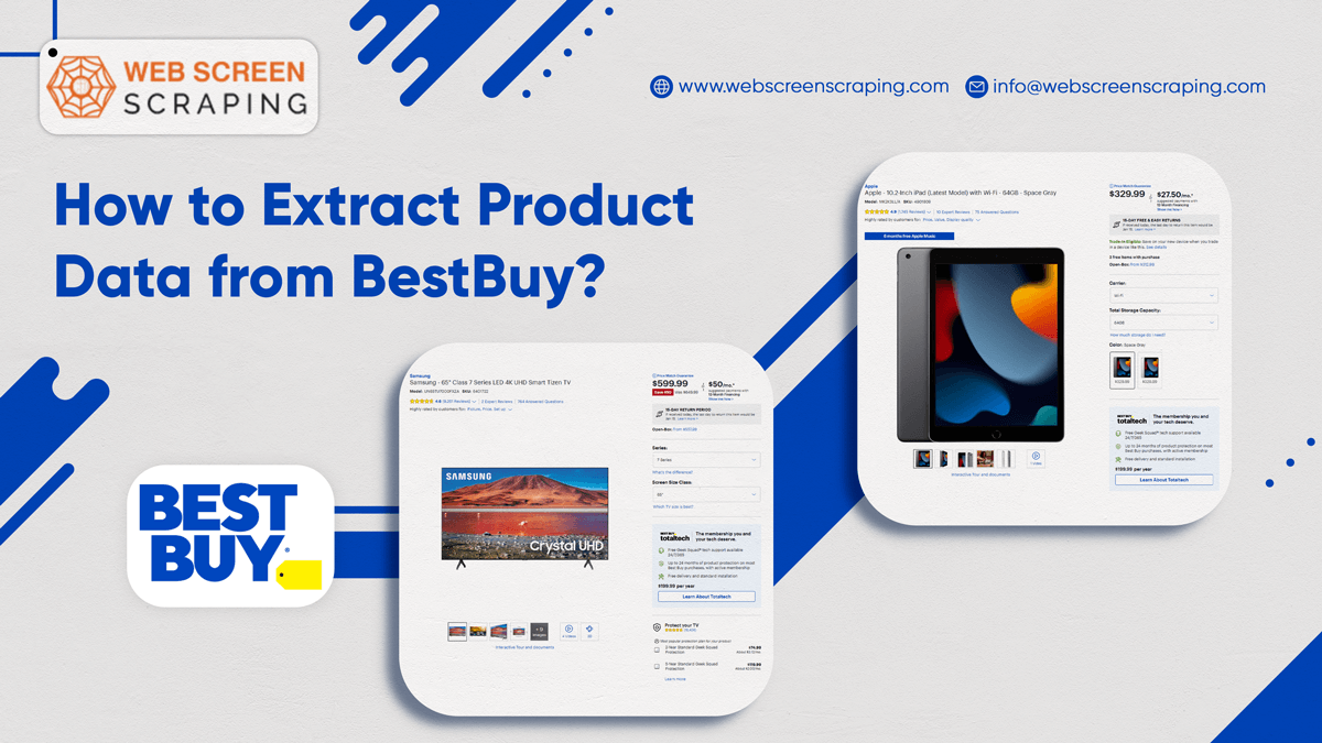How To Extract Product Data From BestBuy?