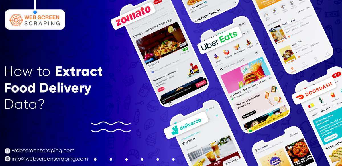 How To Extract Food Delivery Data?
