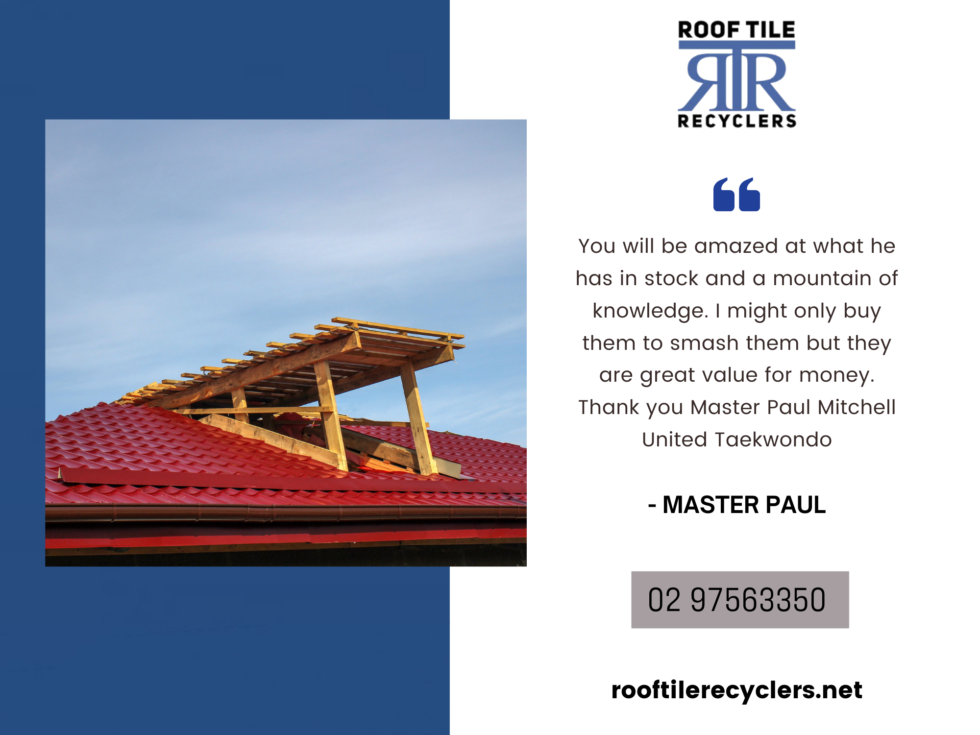 Second Hand Roof Tile Sydney