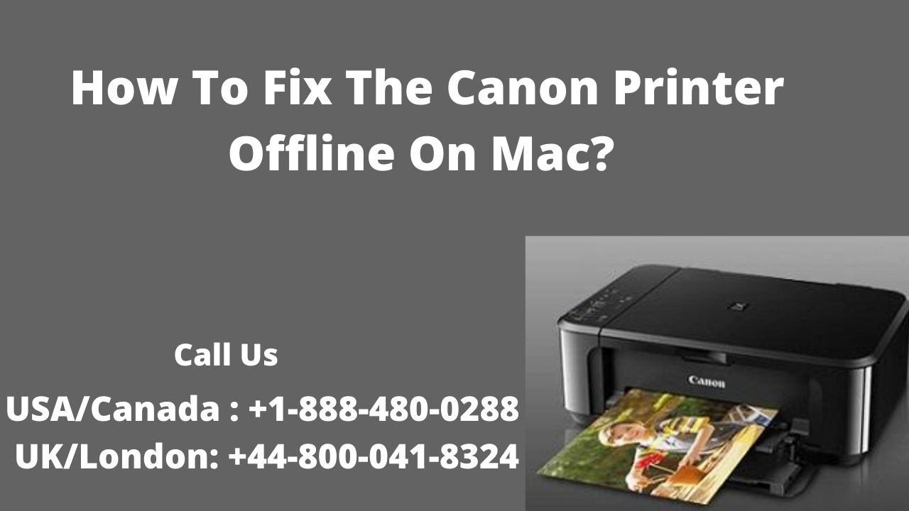 Learn How To Fix The Canon Printer Offline On Mac Quickly