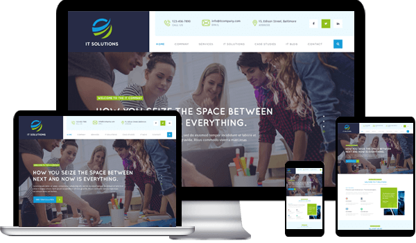 Awesome IT Company WordPress Theme For IT-Related Unique Websites