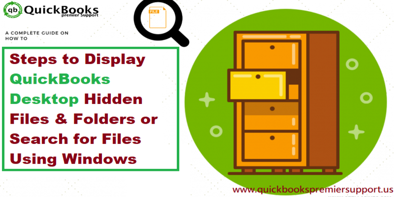 How to Display QuickBooks Hidden Files and Folders using Windows?