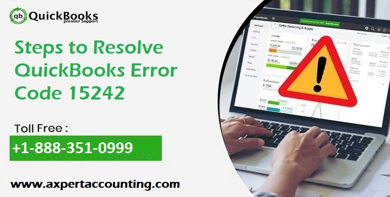 Methods to Resolve QuickBooks error code 15242?
