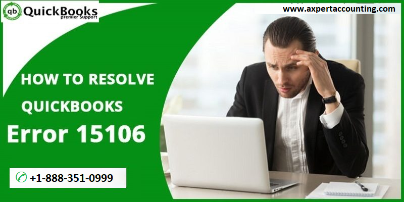How to Resolve QuickBooks Error 15106?