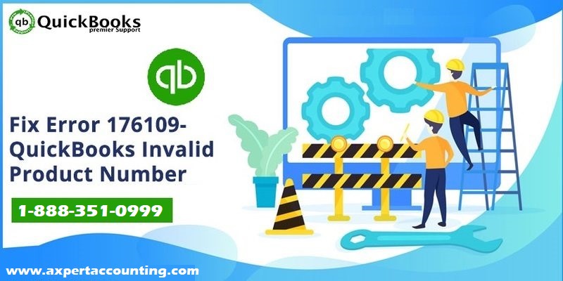 Fix QuickBooks error 176109- Invalid Product & invalid product number