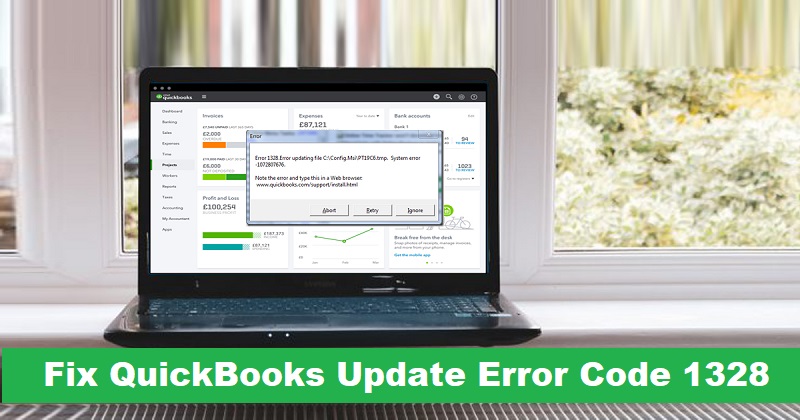 Fix QuickBooks Update Error 1328: C:config.msiPT* File Error