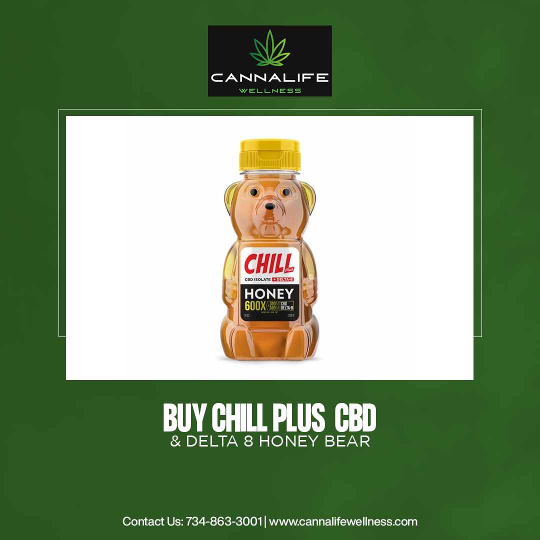 Buy Chill Plus Cbd & Delta8 Honey Bear