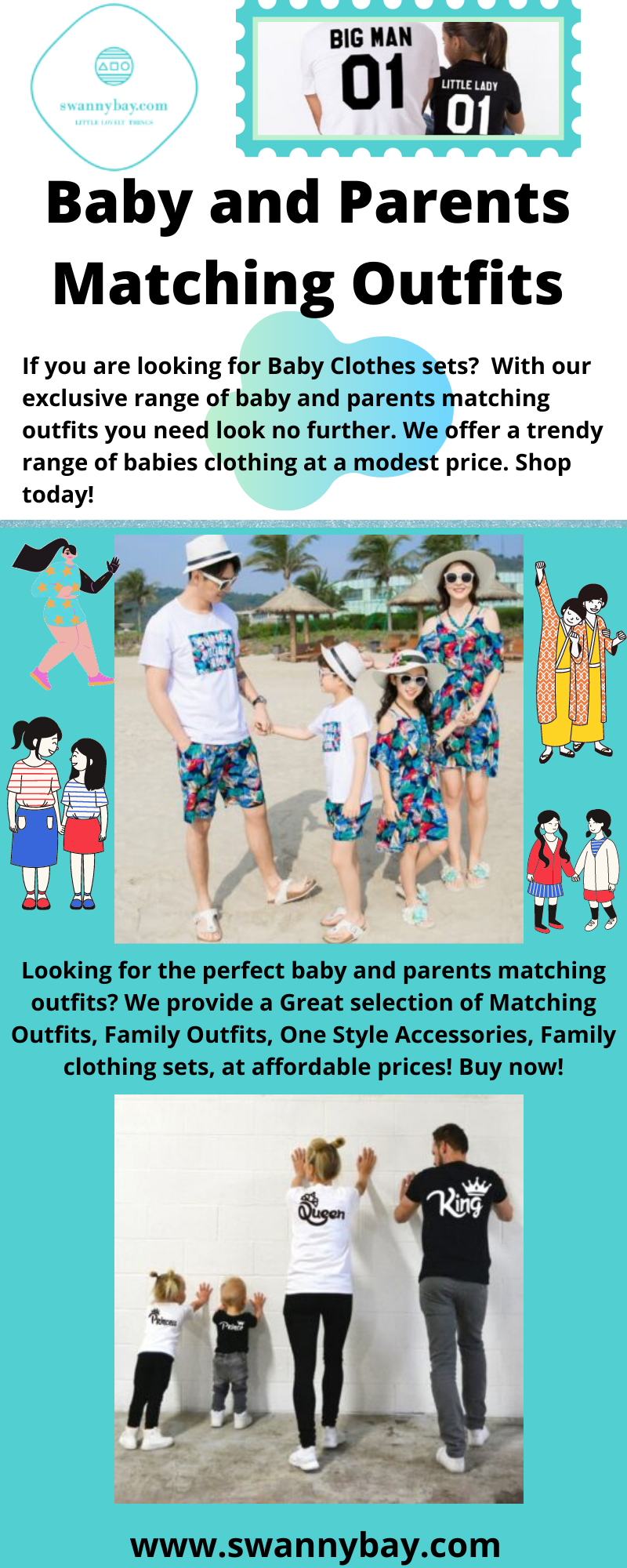 Matching Outfits and Sets for Babies| Swannybay