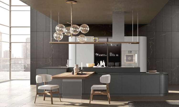 Italian Shaped Modular Kitchen Manufacturer in Gurgaon