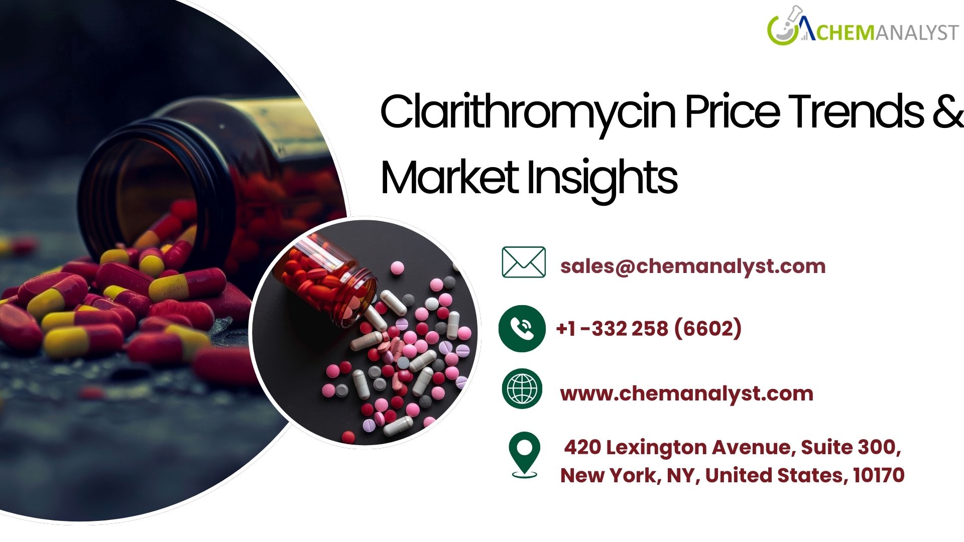 Clarithromycin Prices, Trends, News, Index, Chart, Demand and Forecast