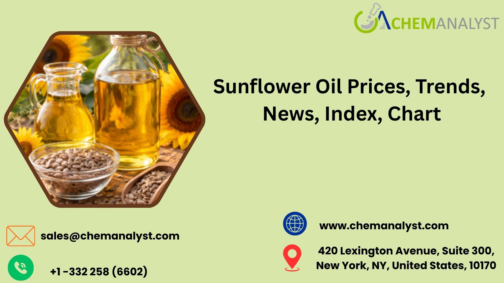 Sunflower Oil Prices: Global Market Trends, Index, Chart and Regional Analysis