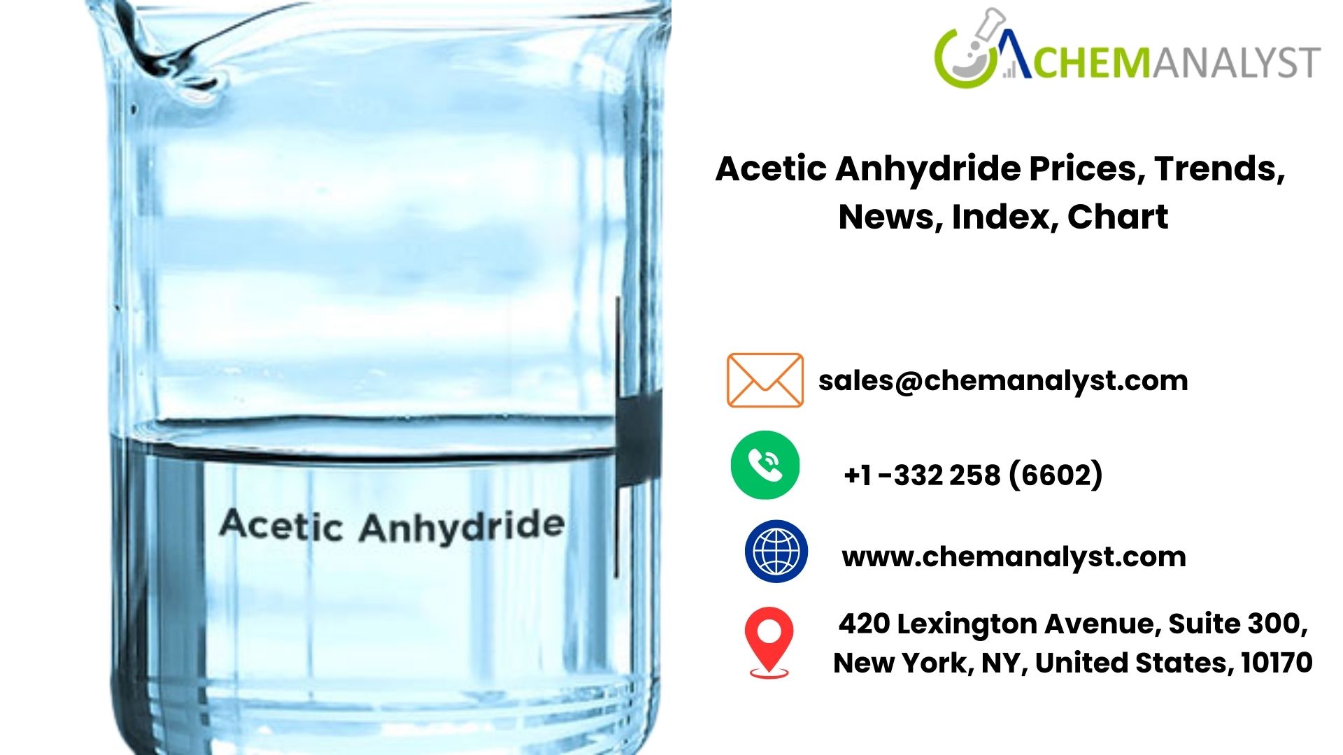 Acetic Anhydride Prices Trends, Index, Chart, Demand and Forecast