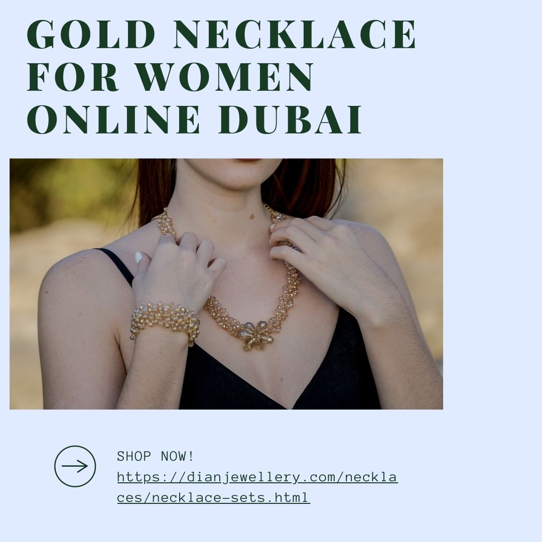 Gold Necklace For Women Online Dubai | Dian