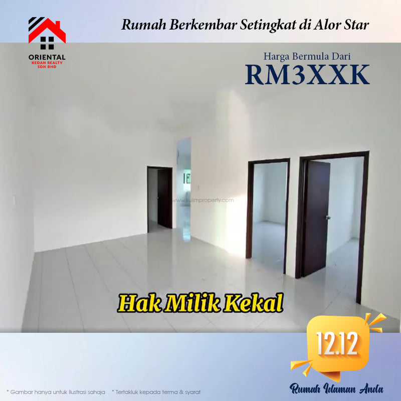    Get savings as much as RM35K with every purchase through 12.12 FLASH SALES from us. Deposit as low as RM500 only offered!!