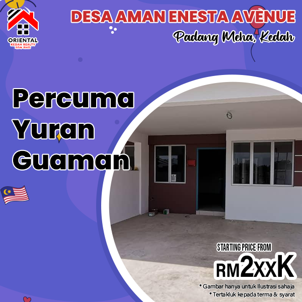  Rumah teres 1 tingkat dengan rekaan moden kontemporari dan eksklusif ini yang berada di 