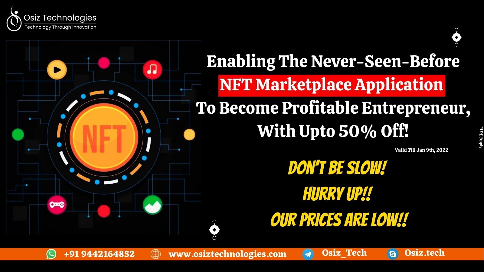 Buckle Up Your Dream Business With Upto 50% OFF All Our Products & Services.