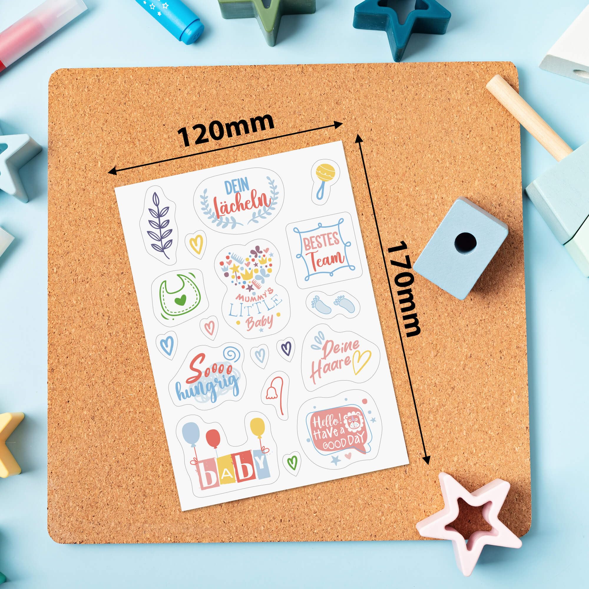 Geschenkidee Babyalbum mit Sticker – Für bleibende Erinnerungen an die Babyzeit