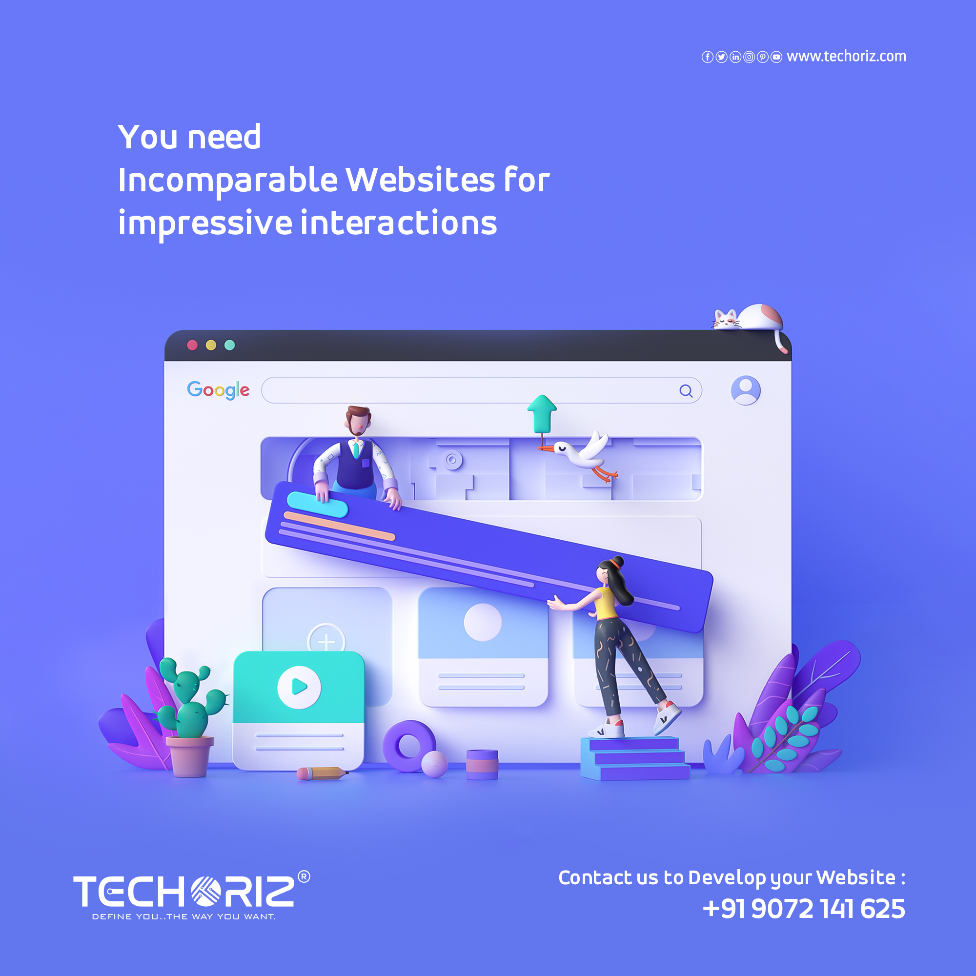 Top leading Web Design Company calicut -Techoriz