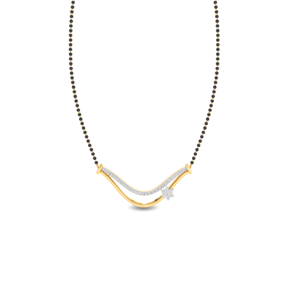 Buy Diamond Mangalsutra Online From Kisna