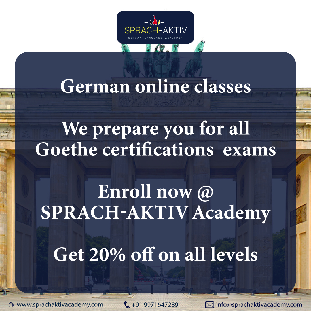 Online German Language Courses | SPRACH-AKTIV GERMAN ACEDEMY