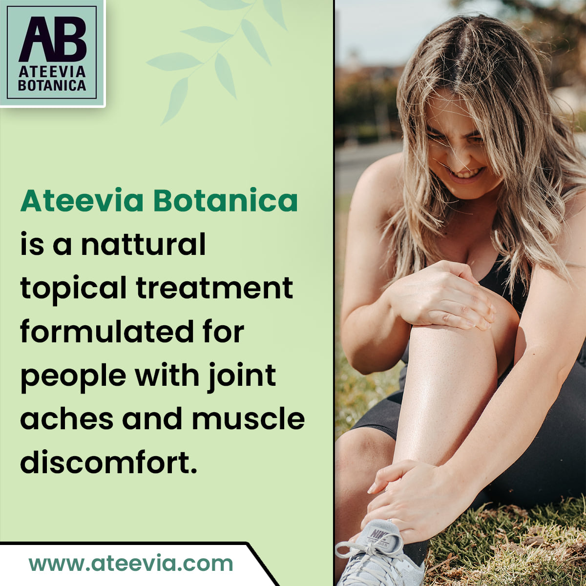 Muscle and Joint Pain Relief - Ateevia Botanica