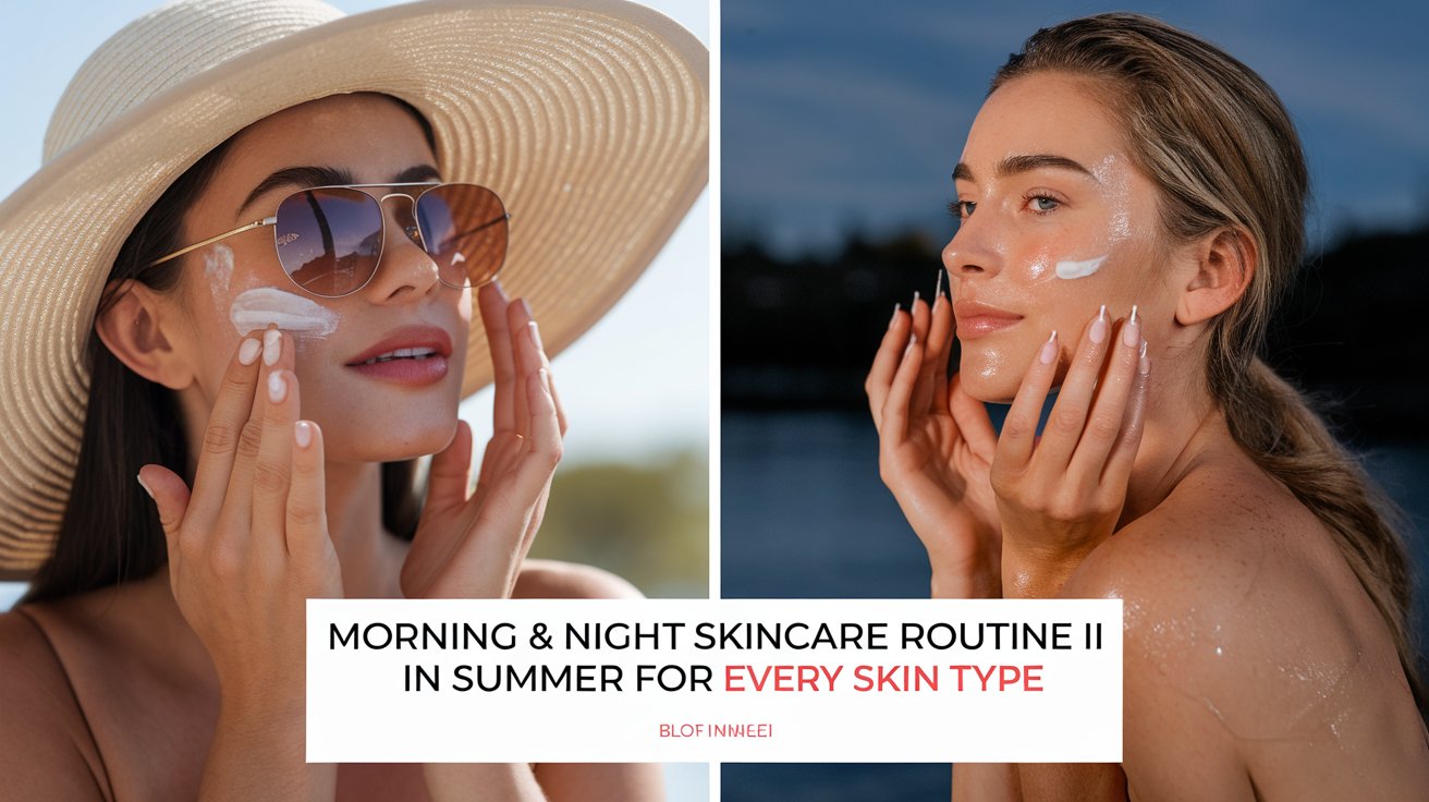 Morning & Night Skincare Routine in Summer for Every Skin Type