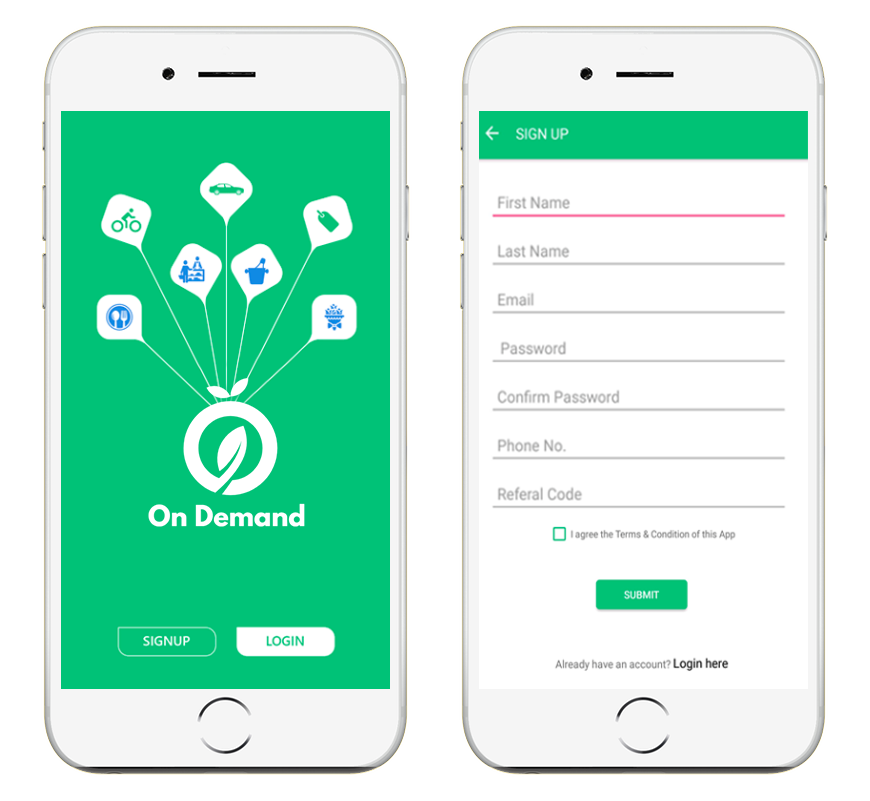 On Demand Mobile App Development