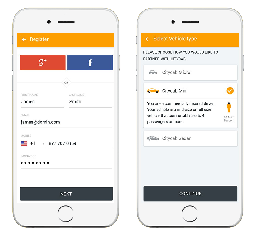 Online Taxi Booking App Development