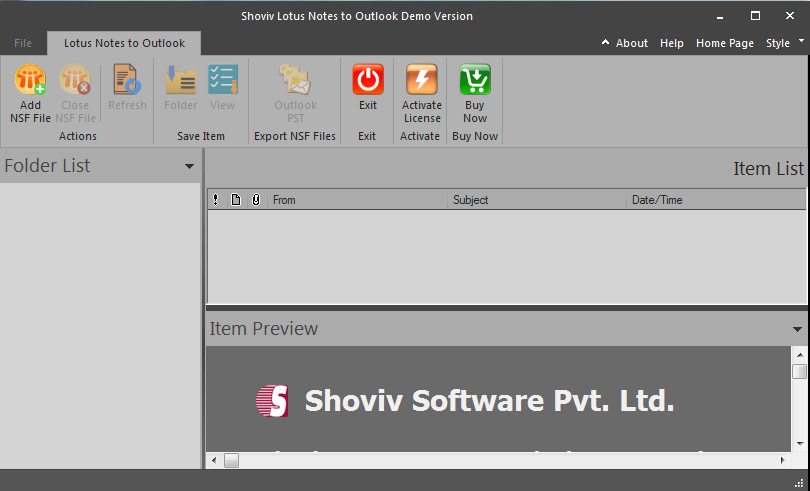Convert Lotus Notes to PST using Lotus Notes to Outlook Converter