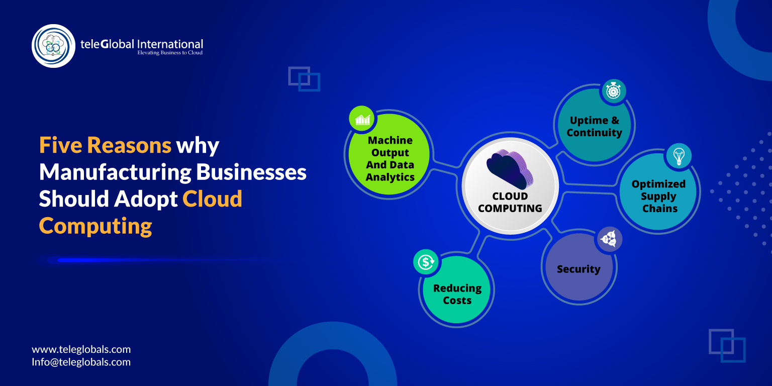 Five reasons why manufacturing businesses should adopt cloud computing