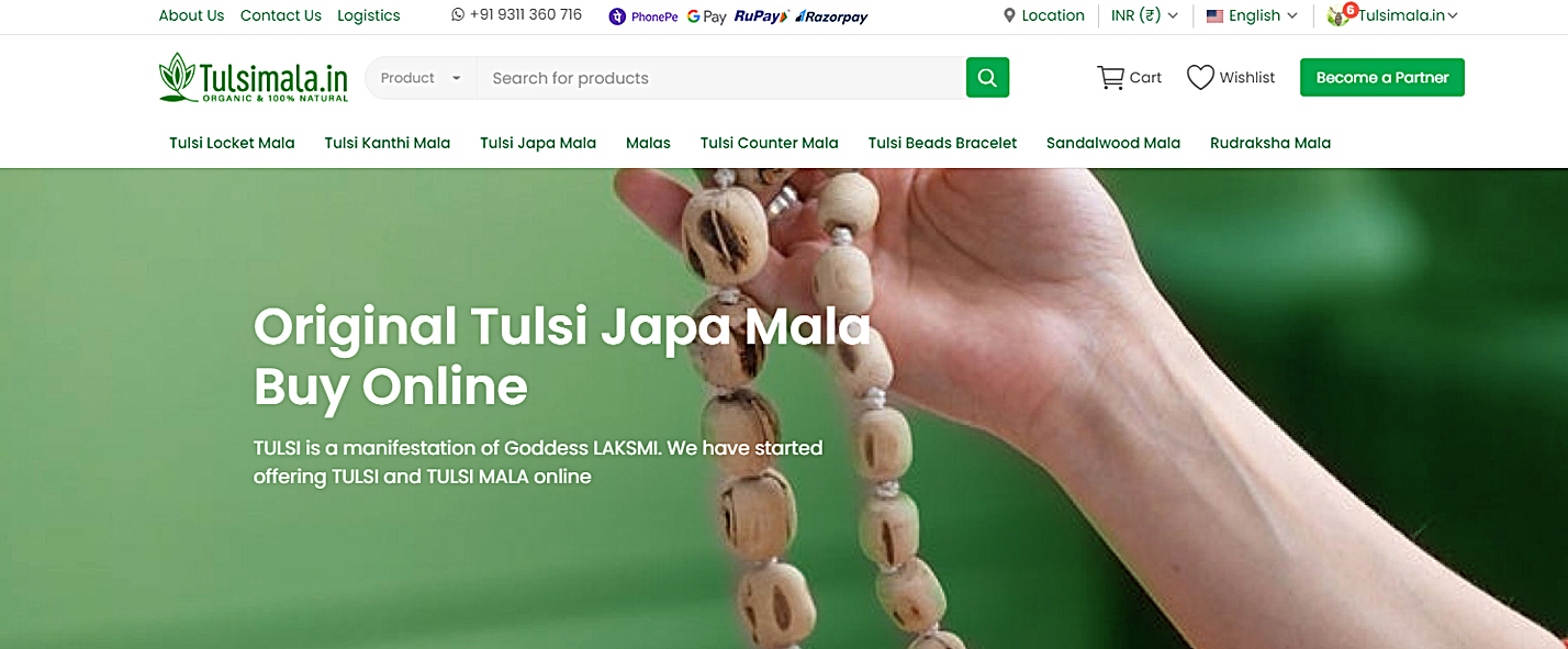About The Tulsi Mala