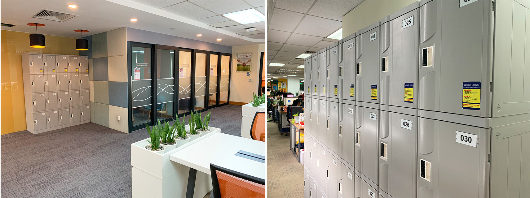 Toi uu hoa khong gian luu tru cho nhan vien cung tu locker ABS| Locker & Lock Việt Nam