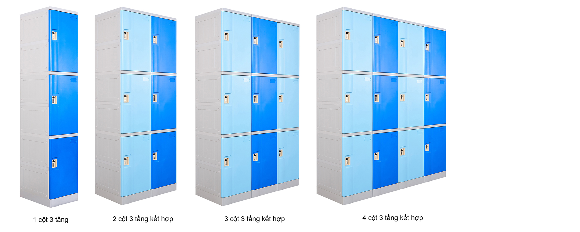 Tủ Locker ABS – Dòng W600 | Locker & Lock Việt Nam