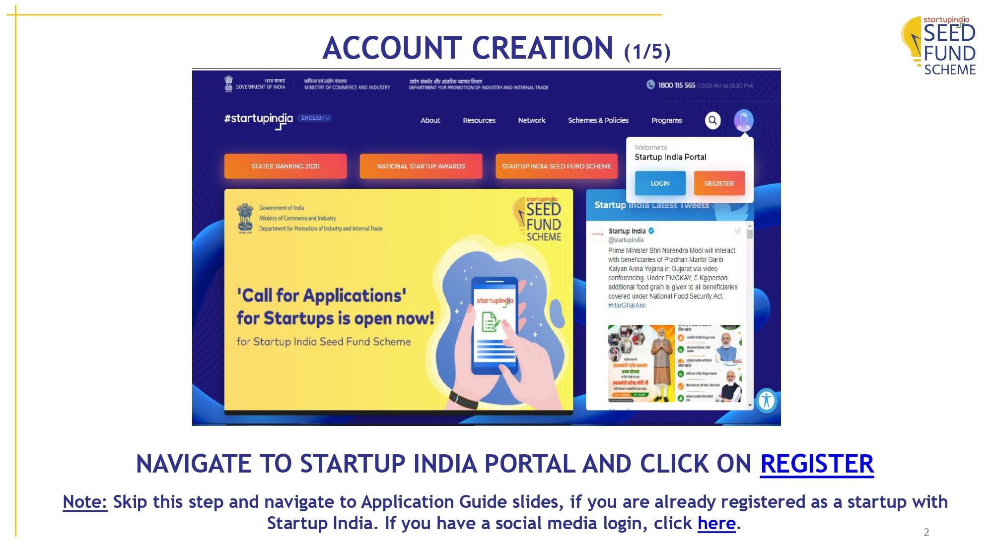 STARTUP INDIA SEED FUND SCHEME- APPLY ONLINE, HOW TO GET SEED FUNDING- Taxwink