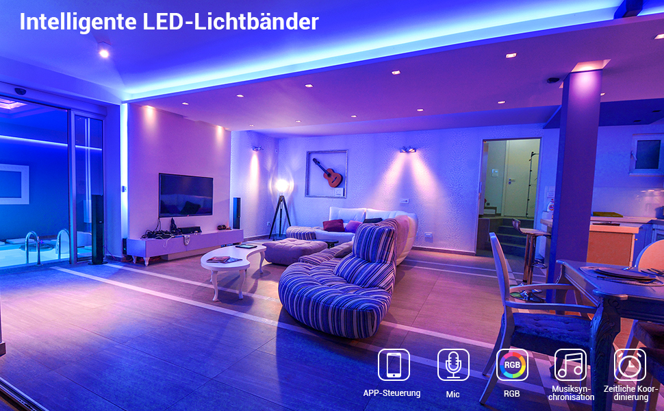 You can DIY your home-Just a Led Strip Lights