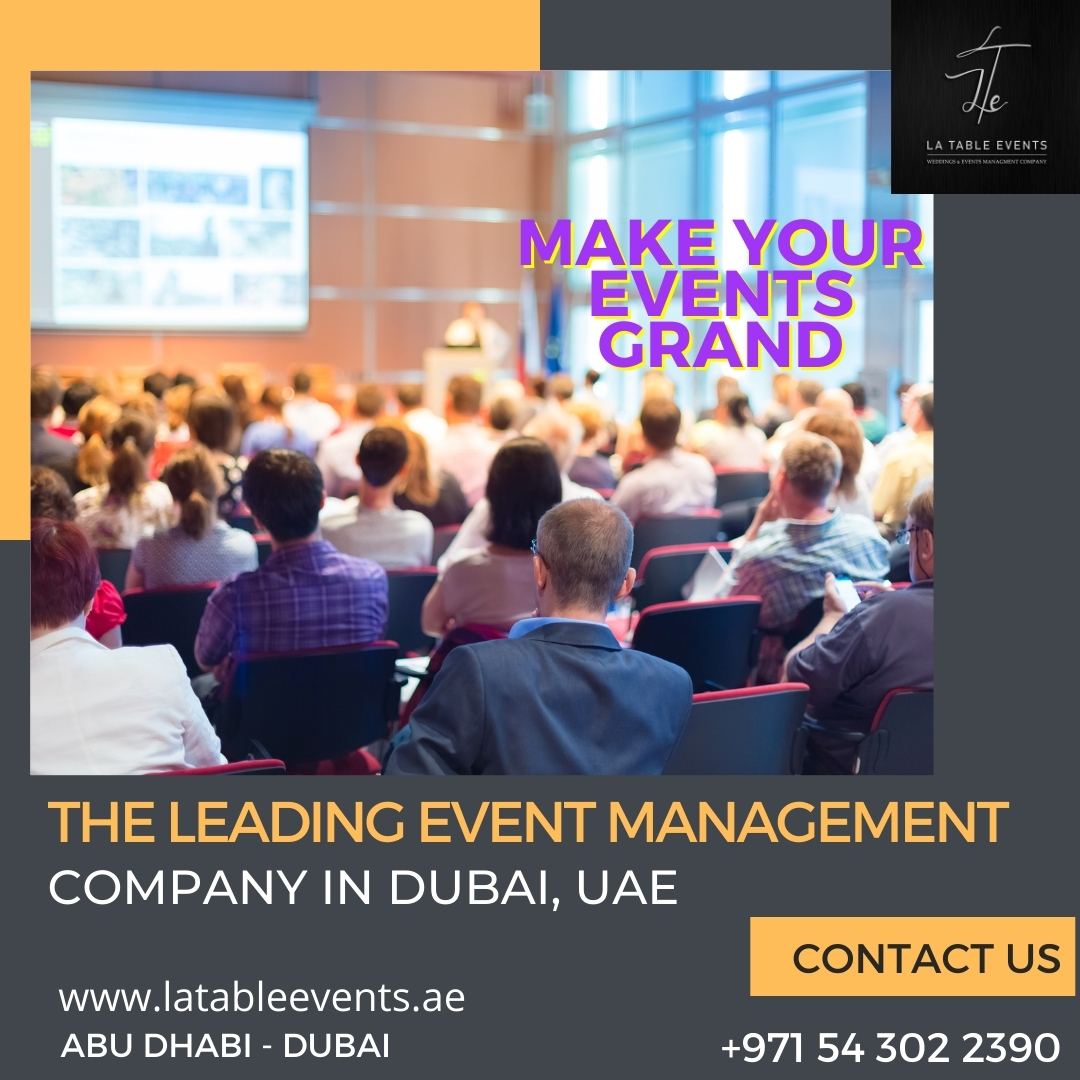 Leading Event Management Company in Dubai | La Table Events
