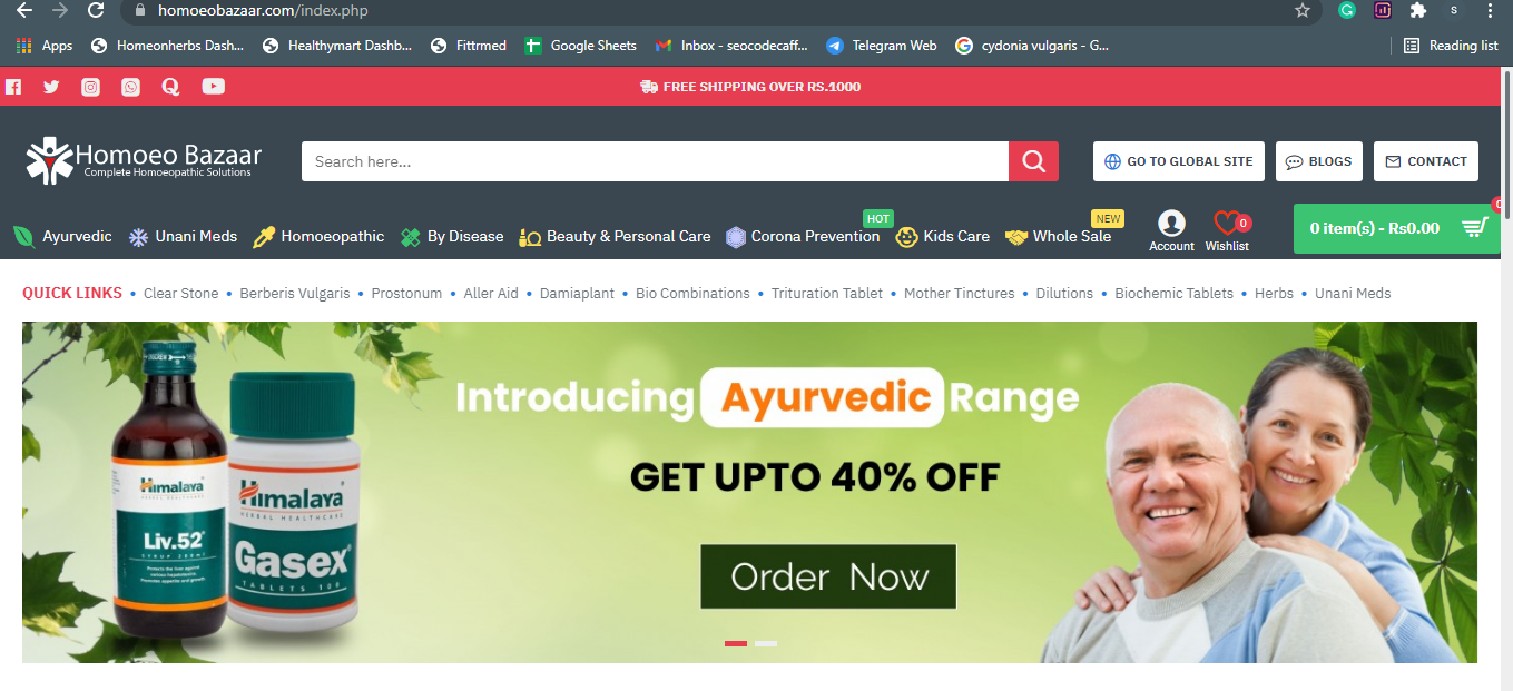 Buy Homeopathic medicine online